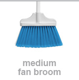 medium fan broom